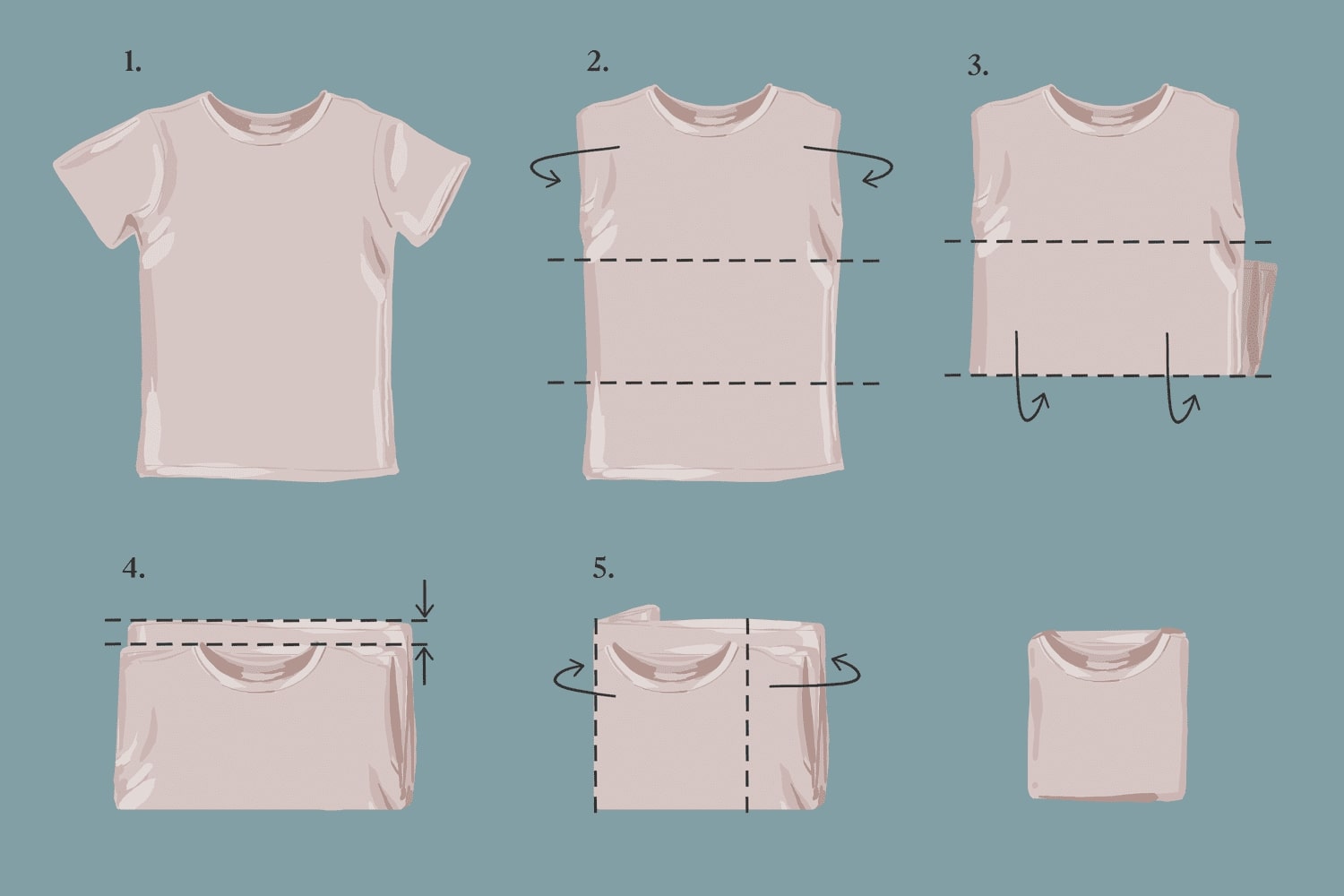 How to Fold T-Shirts